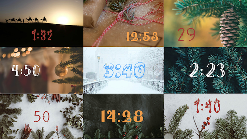 Christmas Countdown Creator - Green Screen